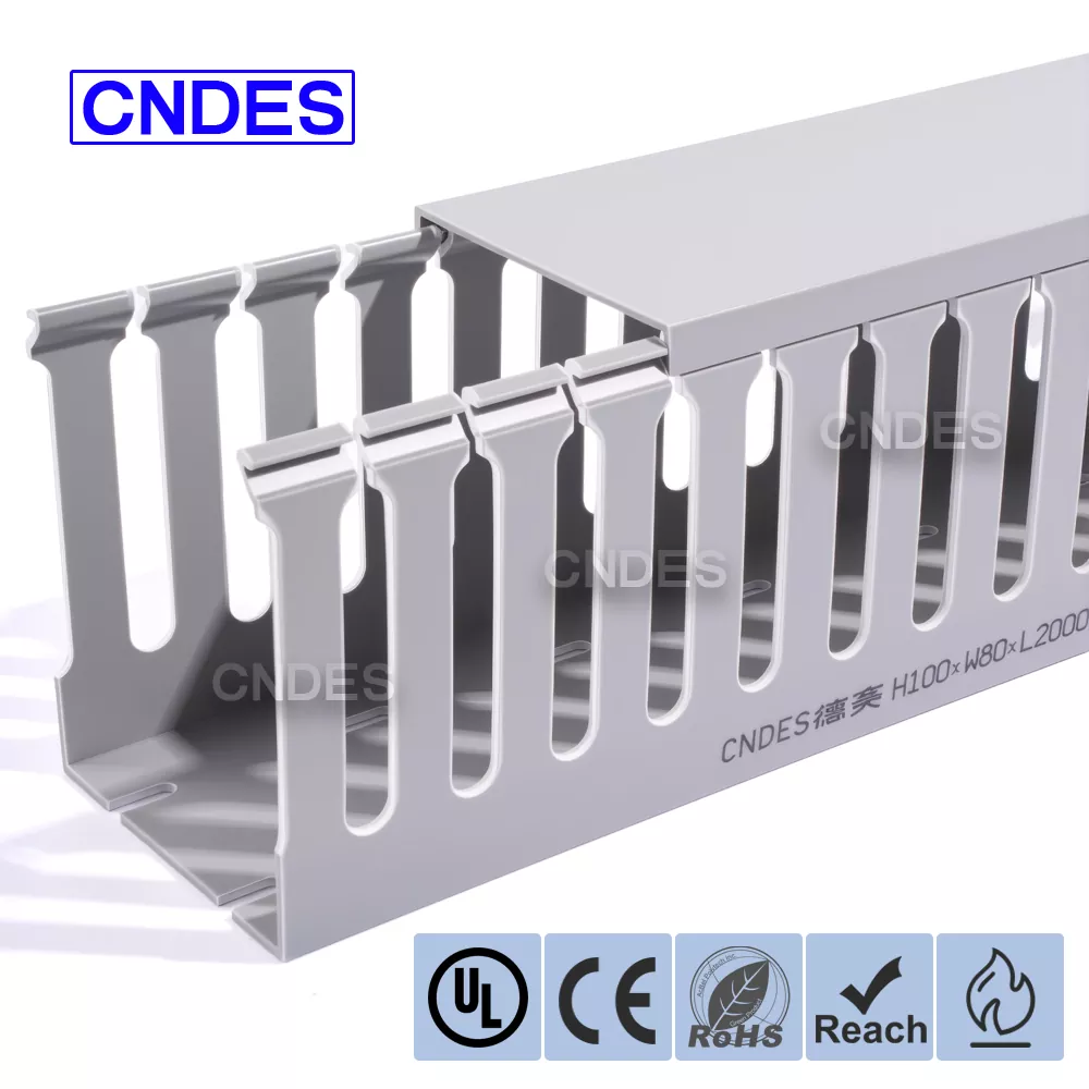 100 × 80-as rugalmas PVC kábelcsatorna