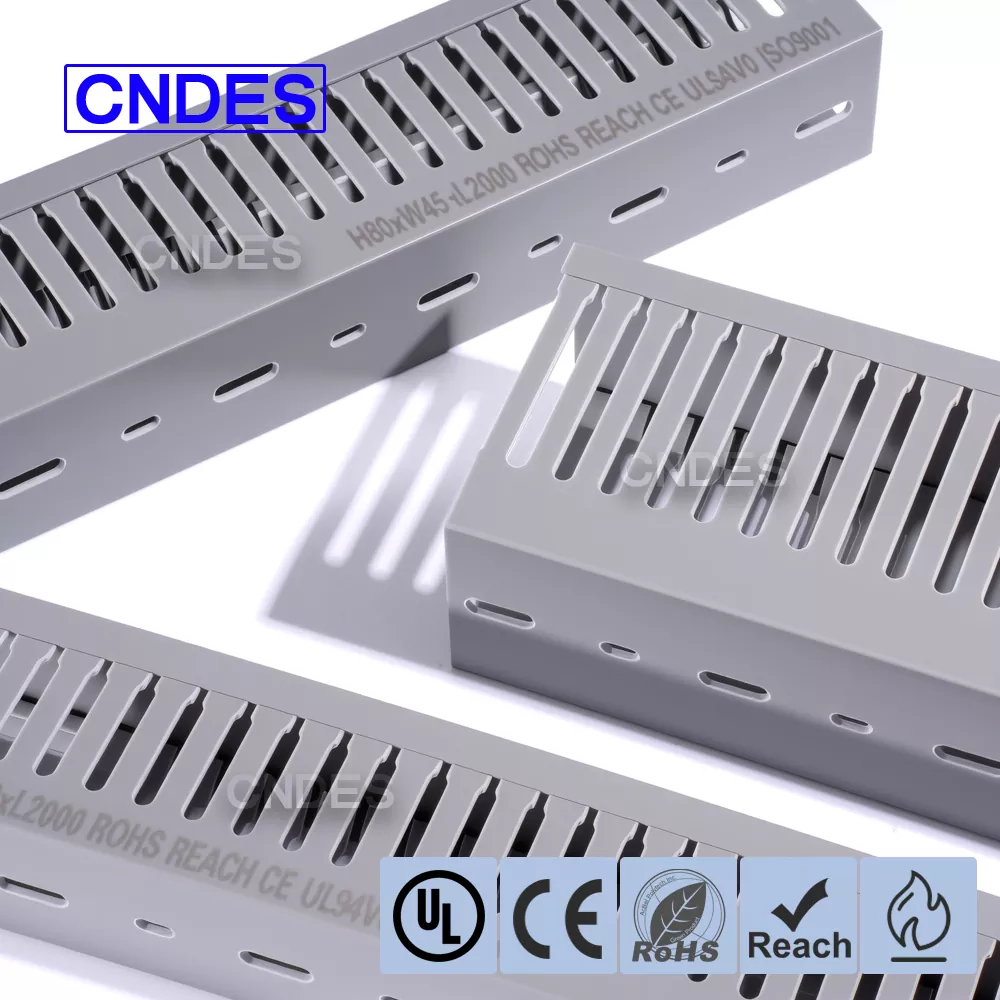 PVC keskeny nyílású kábel Bekötési csatorna